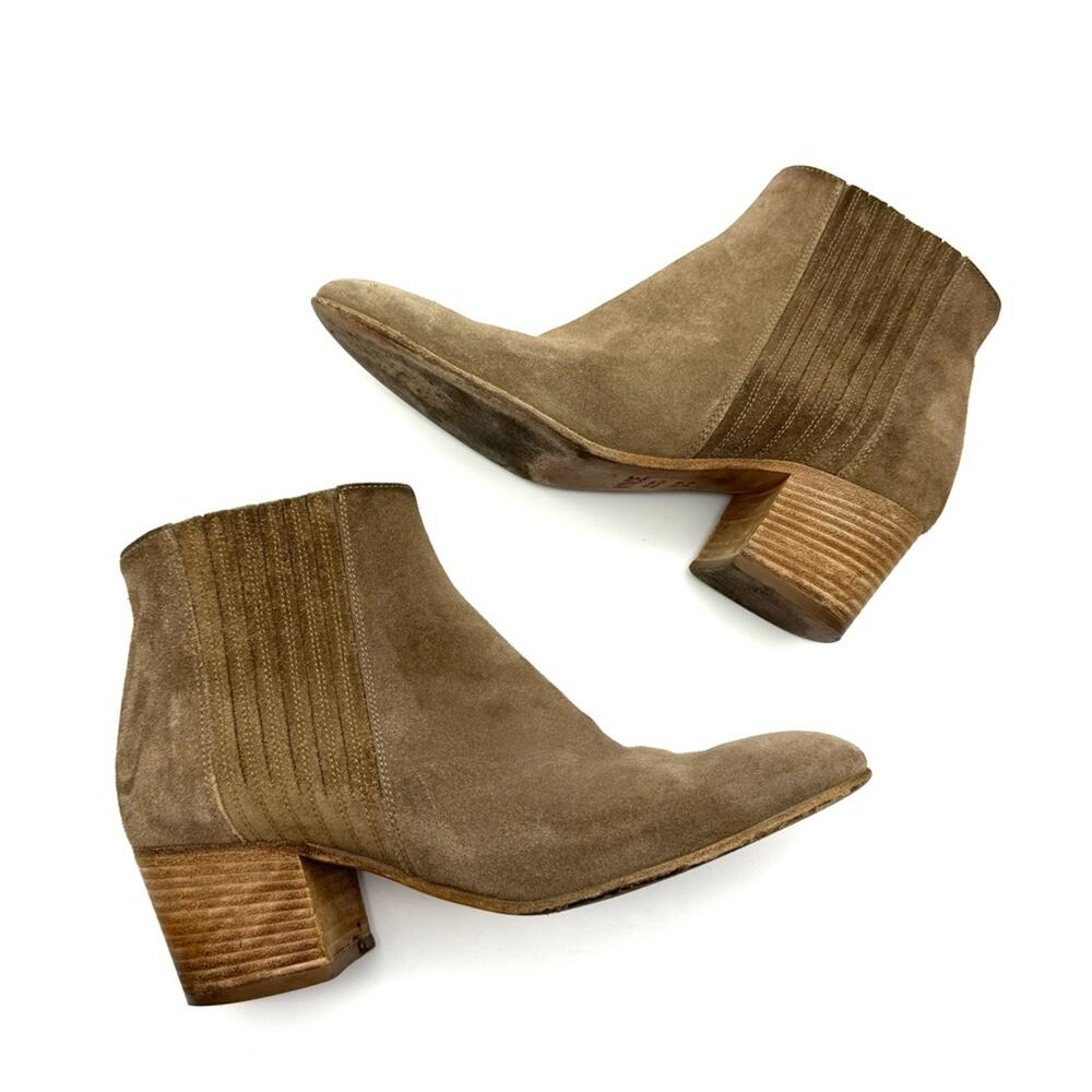 Vince Haider Ankle Bootie Flint Suede 8